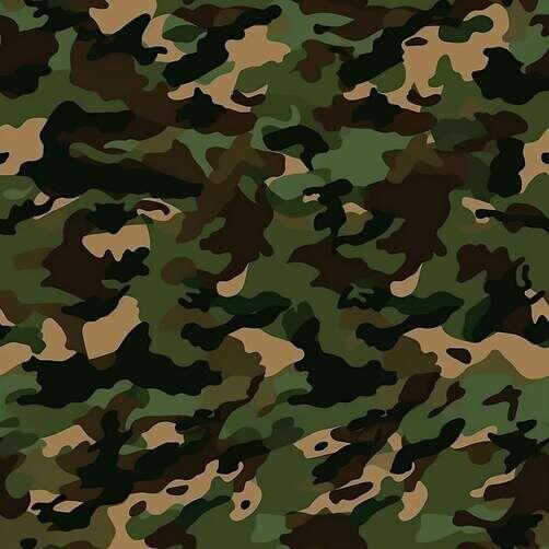 Camouflage pattern in green, brown, and black tones Camouflage pattern in green, brown, and black tones thumbnail