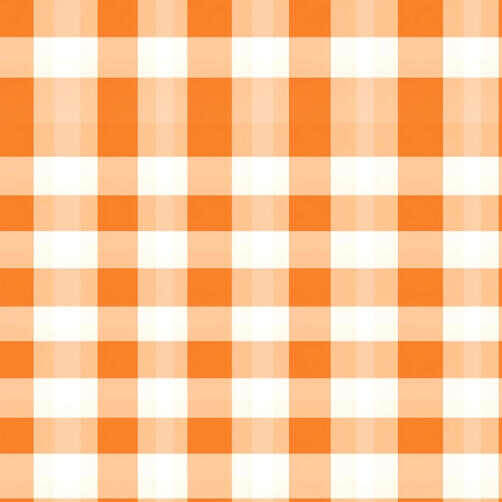 Orange and White Gingham Tablecloth Orange and White Gingham Tablecloth thumbnail