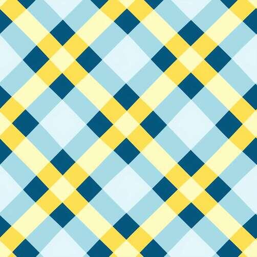 Blue and Yellow Checkered Patchwork Pattern Blue and Yellow Checkered Patchwork Pattern thumbnail
