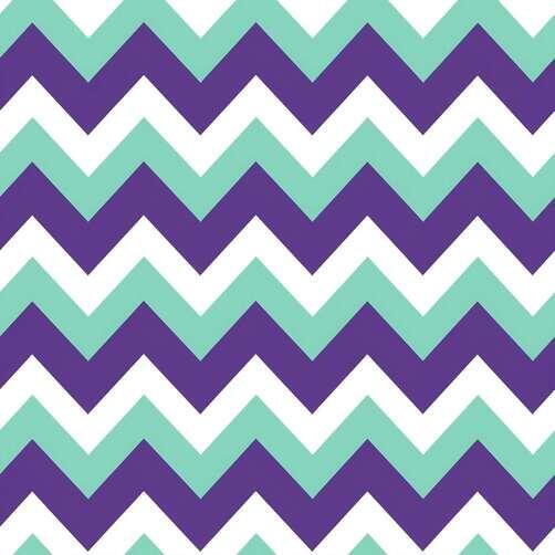 Purple and Teal Chevron Pattern with White Zigzags Purple and Teal Chevron Pattern with White Zigzags thumbnail