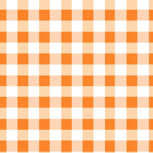 Orange and White Gingham Tablecloth for Home Decor Orange and White Gingham Tablecloth for Home Decor thumbnail