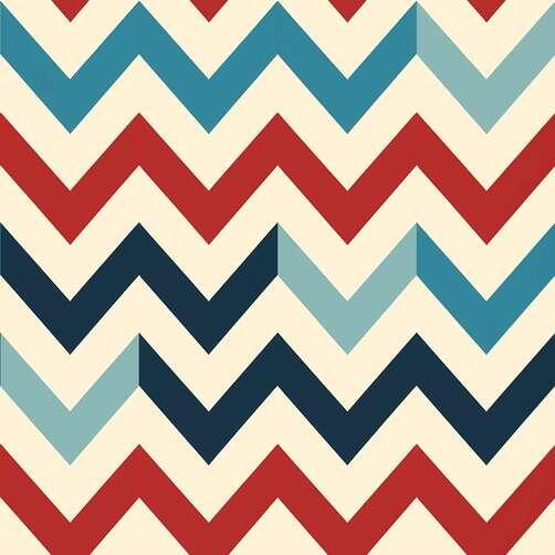 Red, White, and Blue Zigzag Octagon Pattern for 4th of July Decor Red, White, and Blue Zigzag Octagon Pattern for 4th of July Decor thumbnail