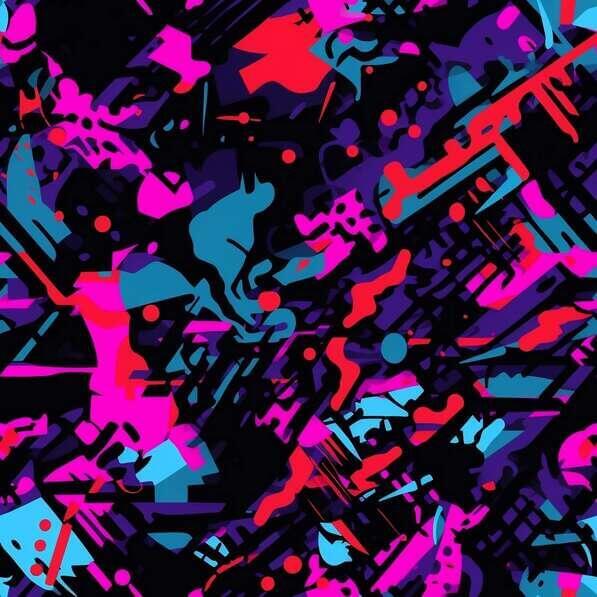 Download Colorful Abstract Pattern with Various Shapes and Textures ...