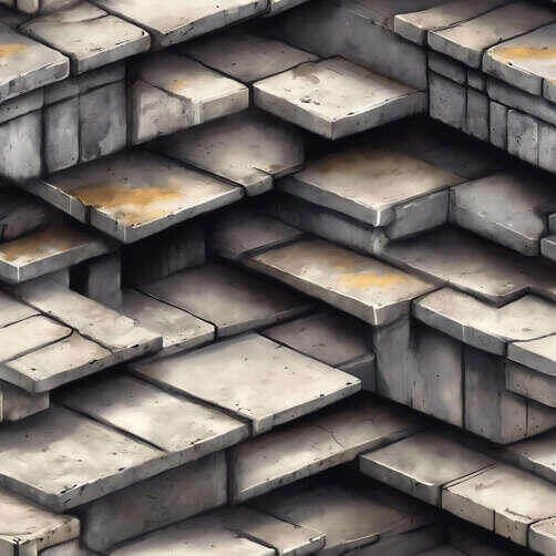 Tiled Wall Texture with Bricks and Stones Patterns Tiled Wall Texture with Bricks and Stones Patterns thumbnail