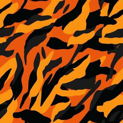 Orange and Black Camouflage Pattern Wallpaper Orange and Black Camouflage Pattern Wallpaper thumbnail