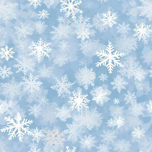 Blue Winter Background with Scattered Snowflakes Blue Winter Background with Scattered Snowflakes thumbnail