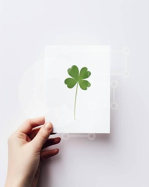 Icona Luminosa Al Neon Del Trifoglio Verde Su Sfondo Scuro Simbolo Del Giorno Di San Patrizio E - Foto 3