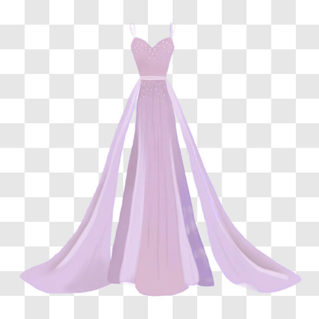 Download Elegant Purple Dress for Formal Events PNG Online - Creative ...