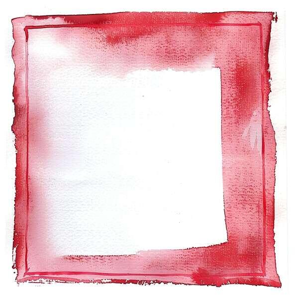 Download Red Square Frame on Empty Canvas for Abstract Art Backgrounds ...