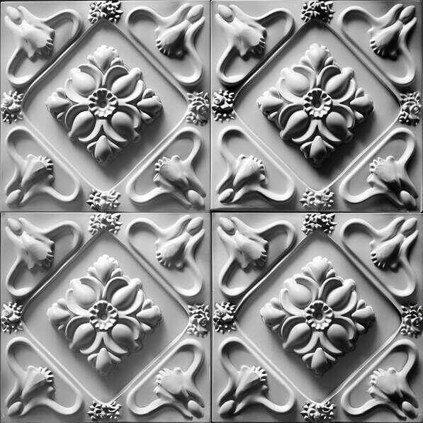 Download Elegant Decorative Ceiling Tile with Floral Design Patterns Online Creative Fabrica