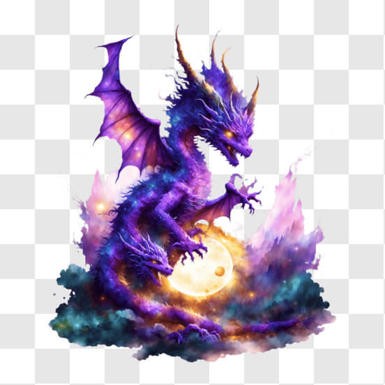 Purple Dragon PNG - Download Free & Premium Transparent Purple Dragon ...
