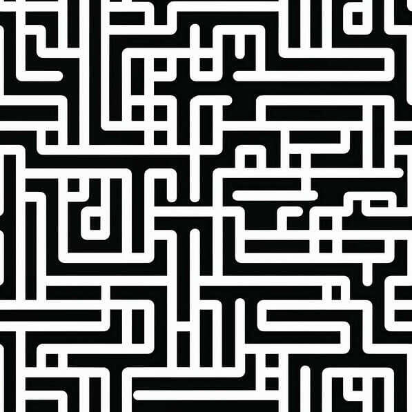Download Black and White Maze for Puzzles and Games Patterns Online ...