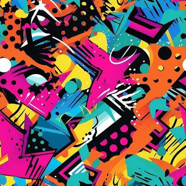 Download Colorful Abstract Pattern with Geometric Shapes Patterns ...