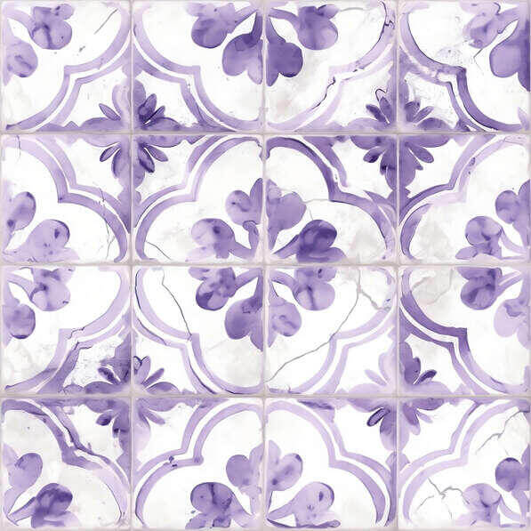 Tiled Supulcor Pattern Download Purple and White Floral Tiled Pattern Patterns Online ...