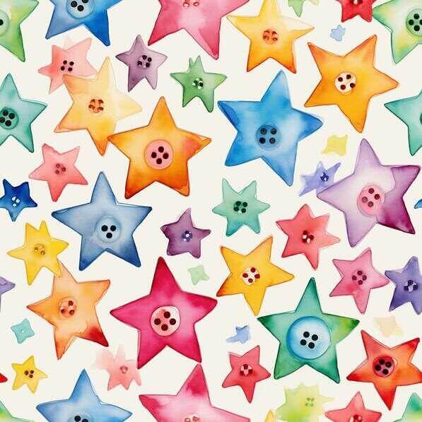Download Colorful Star Pattern with Buttons Patterns Online - Creative ...
