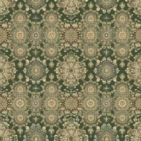 Download Green and Beige Ornate Pattern Rug Patterns Online - Creative ...