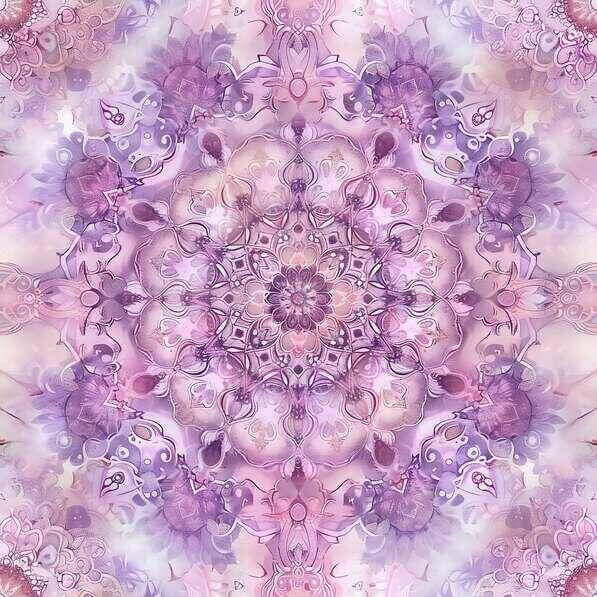 Download Intricate Purple Mandala Pattern for Decorative Use Patterns