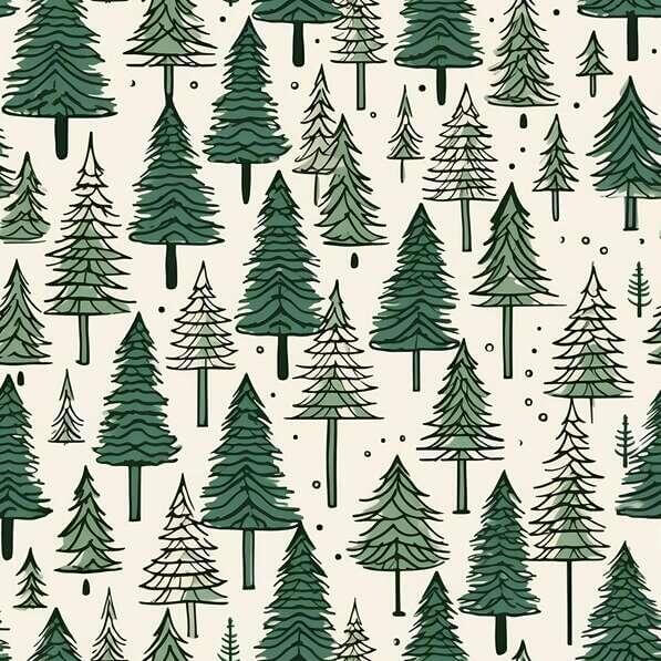 Download Seamless Pine Tree Pattern for Holiday Decor Patterns Online ...