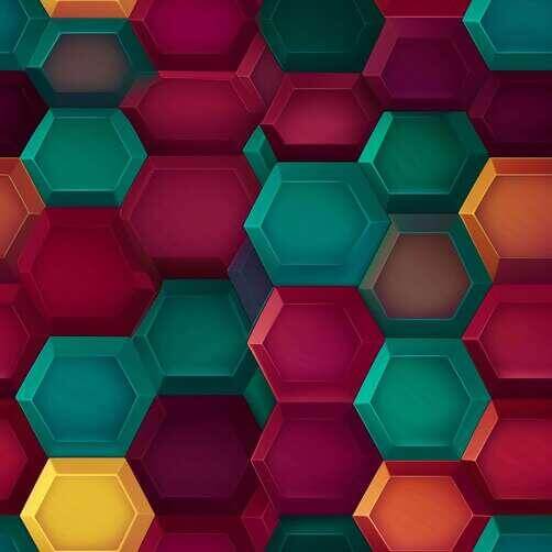 Download Colorful Hexagonal Pattern Background Patterns Online ...