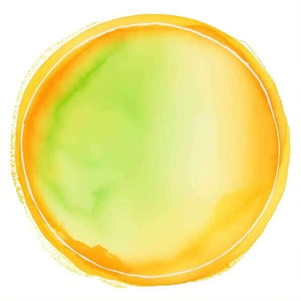 Download Abstract Orange and Yellow Circle on White Background ...