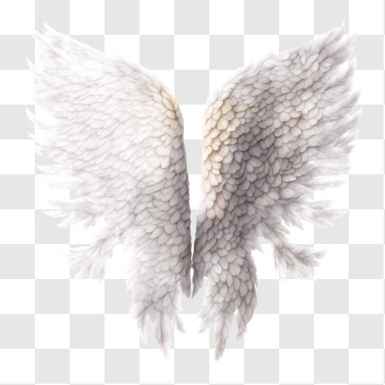 Download White Angel Wings on Black Background PNGs Online - Creative ...