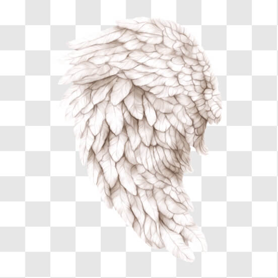 Download White Angel Wings on Black Background PNGs Online - Creative ...