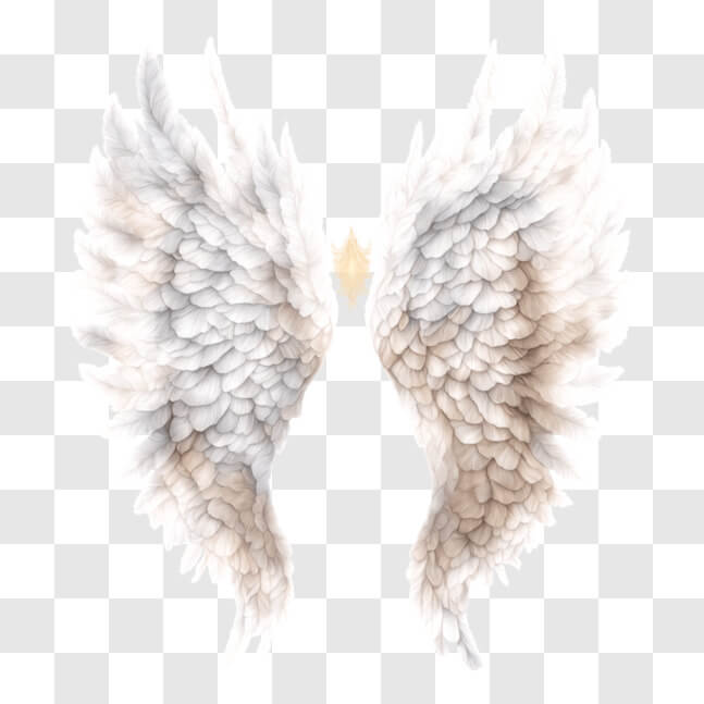 Download White Angel Wings on Black Background PNGs Online - Creative ...