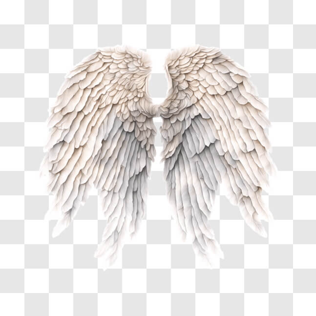 Download White Angel Wings on Black Background PNGs Online - Creative ...