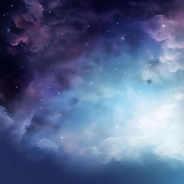 Download Blue and Purple Sky with Stars and Planets Backgrounds Online ...