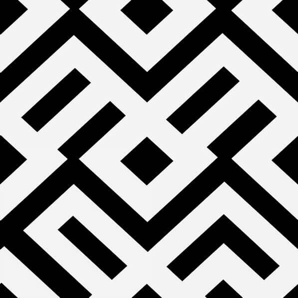Download Black and White Octagon Geometric Pattern for Interior Design ...