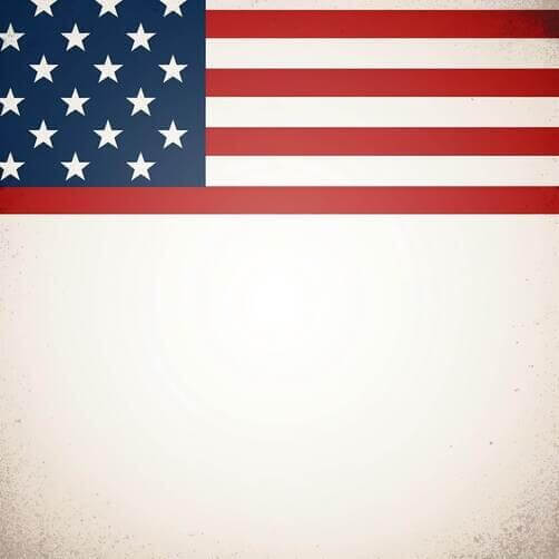Download American Flag Background with Circular Frame and Stars ...