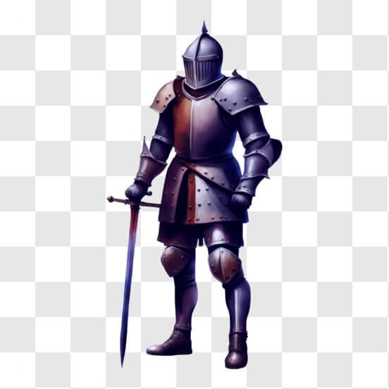 Download Medieval Knight in Armor with Two Swords PNGs Online ...