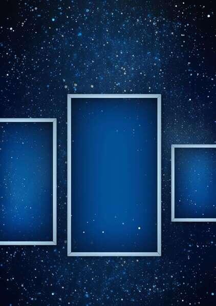 Download Blue Square Frames on Starry Background Backgrounds Online ...