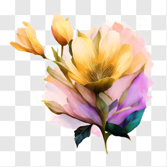 Aesthetic Flowers Png, Transparent Png - vhv