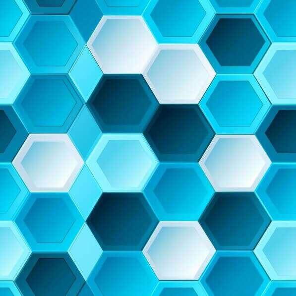 Download Abstract Blue Hexagonal Pattern with White Background Patterns ...
