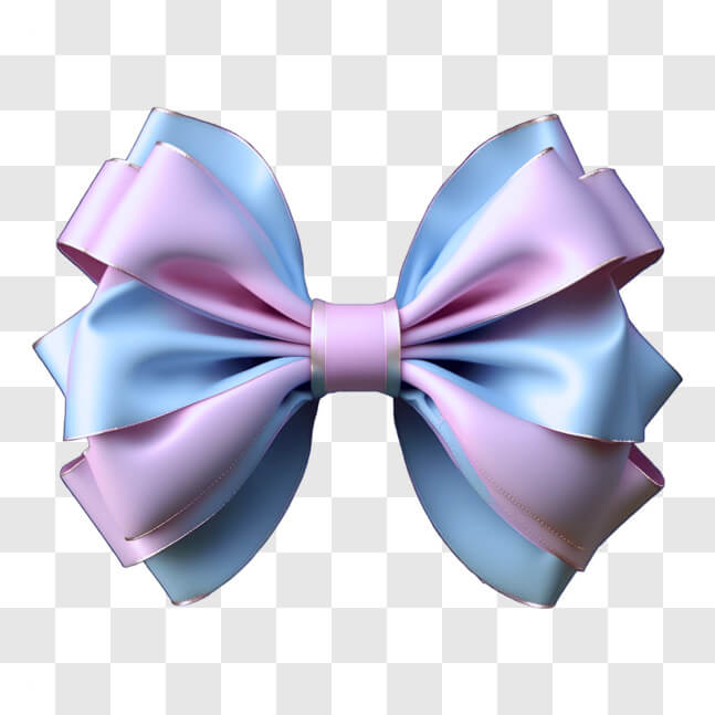 Download Pink and Blue Hair Bow Accessory on Black Background PNGs Online Creative Fabrica