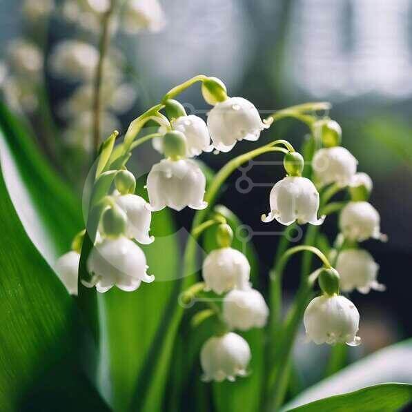Beautiful Lily of the Valley Flowers in Bloom stock photo | Creative ...