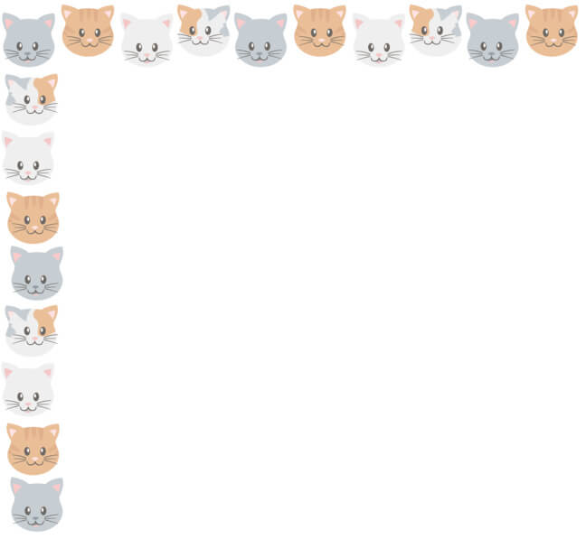 Download Cat Face Ornamental Border Frame Borders & Corners Online ...