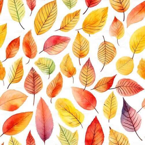Autumn Leaves Seamless Pattern Autumn Leaves Seamless Pattern thumbnail