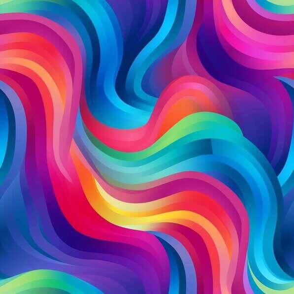 Download Colorful Abstract Background with Wavy Lines and Swirls ...