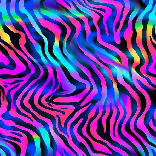 Download Colorful Zebra Print Background with Bright Colors and ...