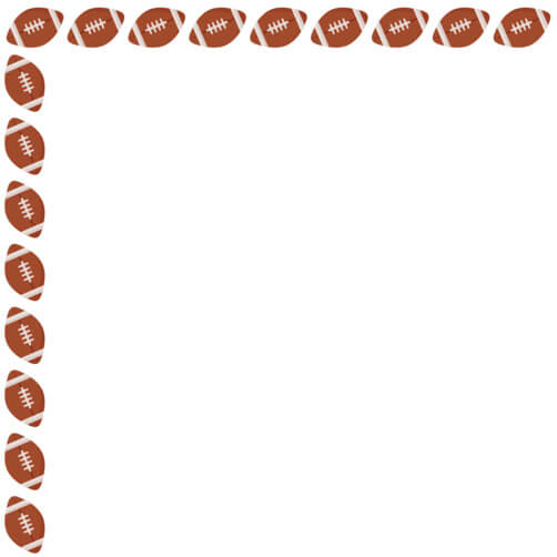 Football Split Frame Download Football Ball Square Frame Borders & Corners Online - Creative ...