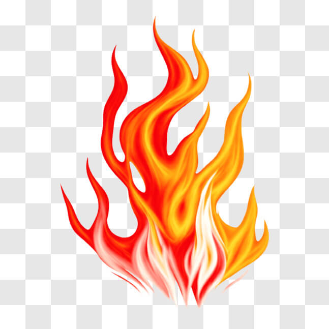 Download Fire Flame Icon or Symbol in Red, Orange, and Yellow PNGs ...