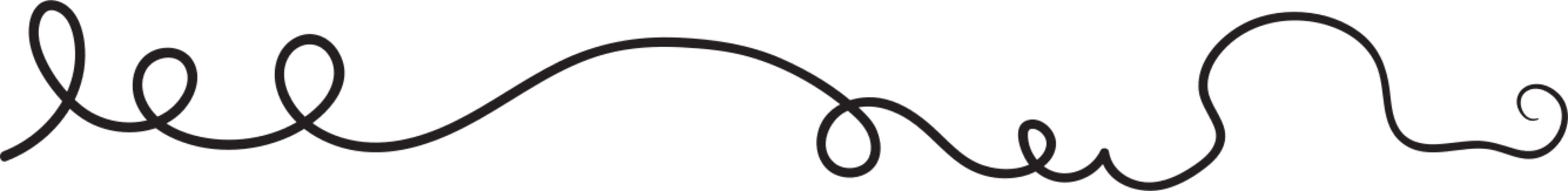 Download Black and White Wave Line Drawing Borders & Corners Online ...