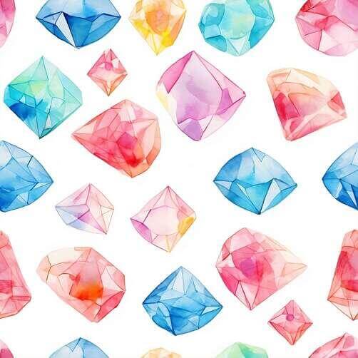 Colorful Diamond Seamless Pattern thumbnail