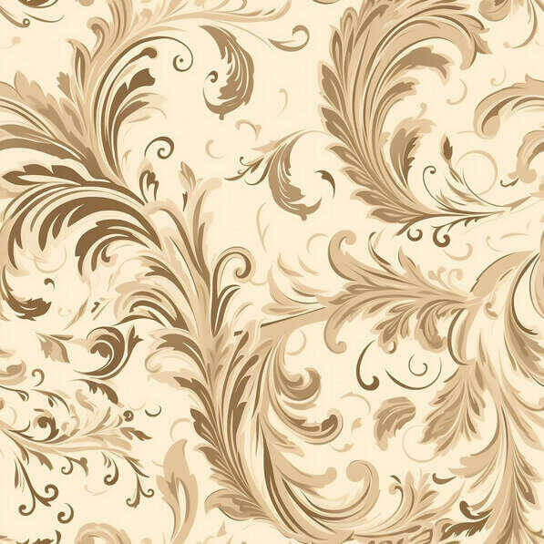 Download Ornate Floral Pattern Beige Background Patterns Online ...