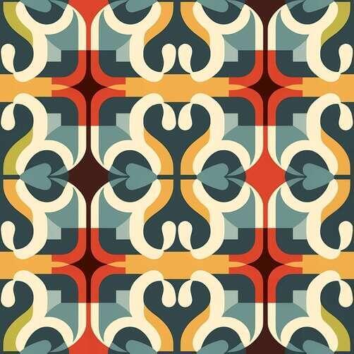 Abstract Geometric Pattern Inspired by 1960s Art Deco Style Abstract Geometric Pattern Inspired by 1960s Art Deco Style thumbnail
