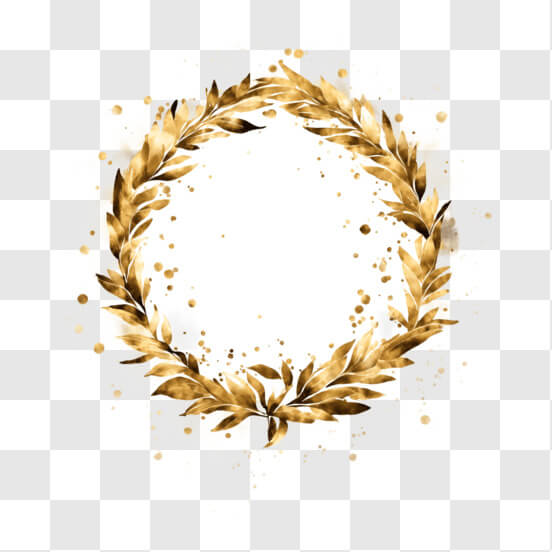 Gold Wreath PNG - Download Free & Premium Transparent Gold Wreath PNG ...