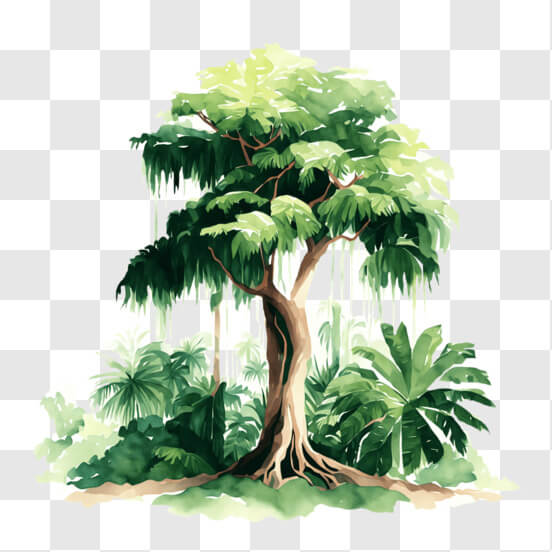 Jungle Tree Icon Jungle Tree PNG - Download Free & Premium Transparent Jungle Tree PNG ...