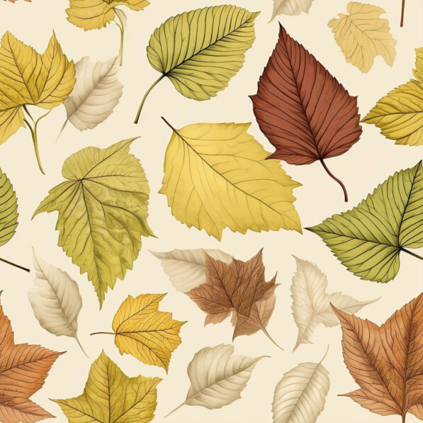 Download Autumn Leaves Seamless Pattern Patterns Online - Creative Fabrica